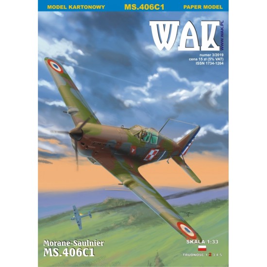 Morane Saulnier MS.406 C1 (WAK 3/2019) Morane Saulnier MS.406 C1 (WAK 3/2019)
