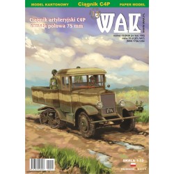 Polski ciągnik artyleryjski C4P z armatą polową 75mm (WAK 12/2018)