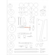 Messerschmitt Me 263 (WAK 5/2020) Elementy wycięte laserem Messerschmitt Me 263 (WAK 5/2020) Elementy wycięte laserem