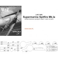 Spitfire Mk. Ia lub IIa (WAK) Elementy wycięte laserem