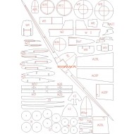 Focke Wulf Fw 190F-8 (WAK) Elementy wycięte laserem Focke Wulf Fw 190F-8 (WAK) Elementy wycięte laserem
