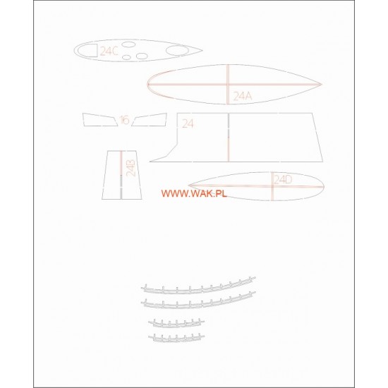 Soryu / Unryu (WAK 12/2022) Elementy wycięte laserem Soryu / Unryu (WAK 12/2022) Elementy wycięte laserem