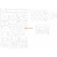 P-38J/H Lightning (WAK) Elementy wycięte laserem P-38J/H Lightning (WAK) Elementy wycięte laserem