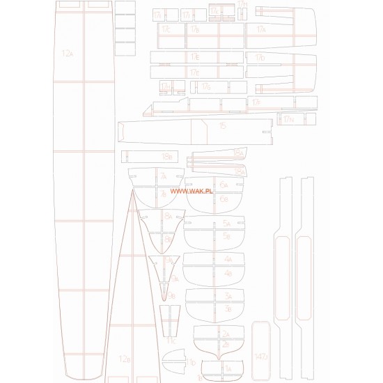 Torpedoboot T-13 (WAK 7-8/2023) Elementy wycięte laserem Torpedoboot T-13 (WAK 7-8/2023) Elementy wycięte laserem