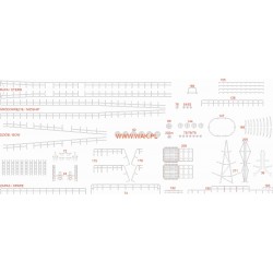 Torpedoboot T-13 (WAK 7-8/2023) Elementy wycięte laserem - relingi, detale Torpedoboot T-13 (WAK 7-8/2023) Elementy wycięte laserem - relingi, detale