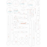Lim-2 / SBLim-2 / Mig-15 (WAK) Elementy wycięte laserem Lim-2 / SBLim-2 / Mig-15 (WAK) Elementy wycięte laserem