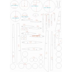 Lim-2 / SBLim-2 / Mig-15 (WAK) Elementy wycięte laserem Lim-2 / SBLim-2 / Mig-15 (WAK) Elementy wycięte laserem