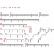 USS Baltimore (WAK 3/2024) Elementy wycięte laserem USS Baltimore (WAK 3/2024) Elementy wycięte laserem