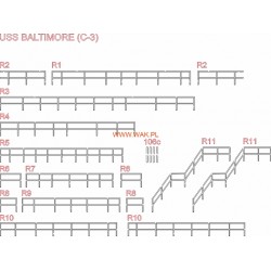 USS Baltimore (WAK 3/2024) Elementy wycięte laserem USS Baltimore (WAK 3/2024) Elementy wycięte laserem
