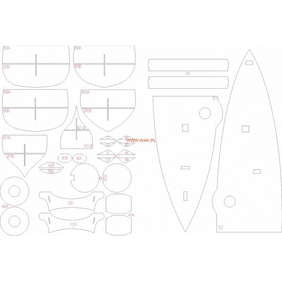 USS Texas (WAK 7/2024) Elementy wycięte laserem USS Texas (WAK 7/2024) Elementy wycięte laserem