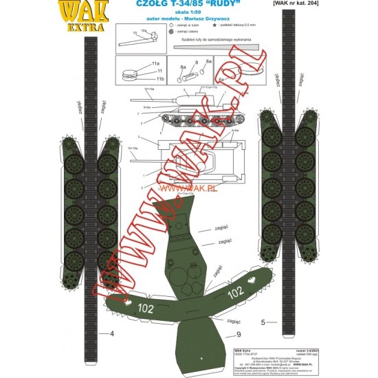 T-34/85 "Rudy" (WAK Extra 3-4/2021)