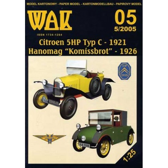 Citroen 5HP Typ C - 1921 & Hanomag Komissbrot - 1926 (WAK 5/2005)
